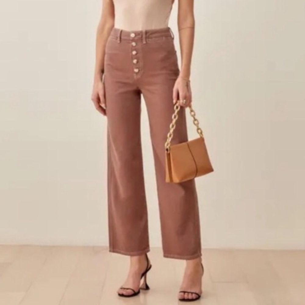 Reformation Lexi High Rise Jeans in Rye